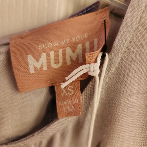 NWT Show Me Your MuMu Brooks Baby Doll Mini Dress Lila Lolita Breeze size XS - Picture 3 of 6